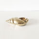 Vintage brass shell ashtray
