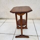 Walnut pedestal table