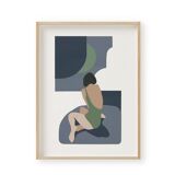 Blue moon - art print (30 x 40) signed ackeogh