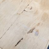 Raw wood coffee table