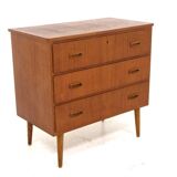 Scandinavian teak chest of drawers, Sweden, 1960