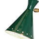 Italian wall lamp cocotte vert