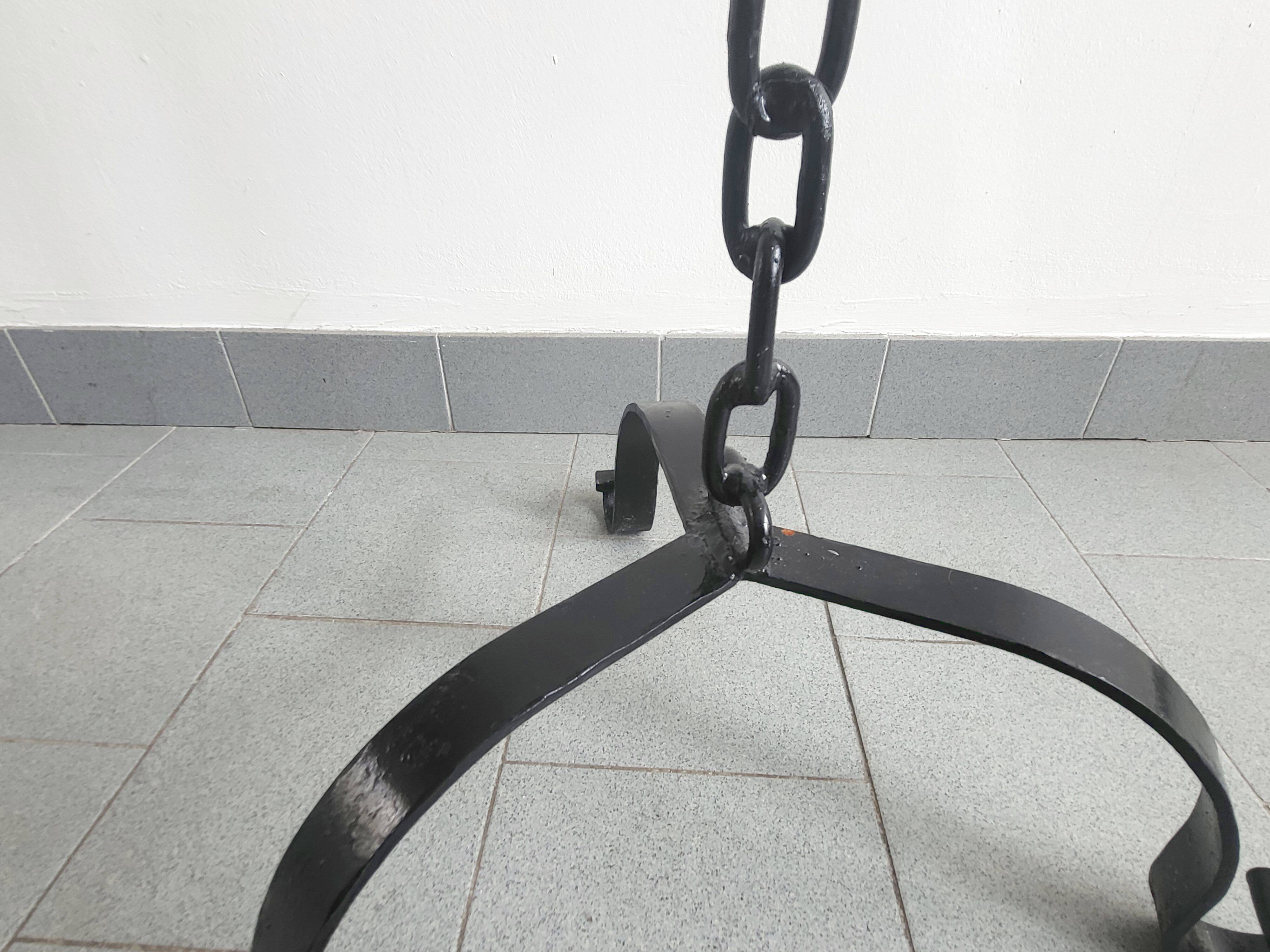 Vintage chain floor lamp 1970