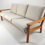 Teak 3-Seater Sofa by Juul Kristensen for Glostrup, 1970s