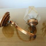 Copper "lantern" wall lamp 1910
