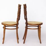Set of 4 Josef Kohn Bentwood Chairs – Austrian Vintage 1930s–1950s, Beech