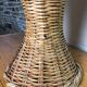 Coffee table in natural fibers 60s