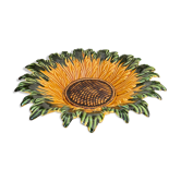 Coupe tournesol en barbotine 35cm