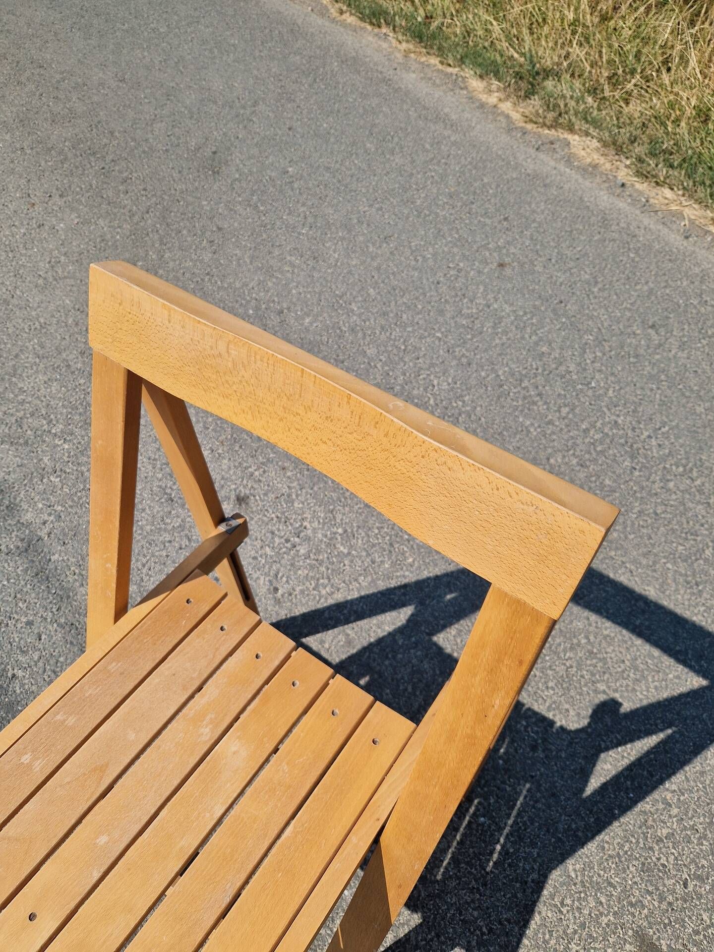 Set of 4 folding chairs by Aldo Jacober
