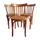 Trio de chaises bistrot vintage