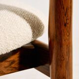 Chaises modèle 465 en bois de rose par Helge Sibast et Børge Rammersk