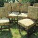 6 chaises de style Louis XIII