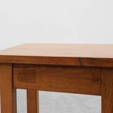 Set of 2 vintage nightstands in solid oak, France ca. 1960