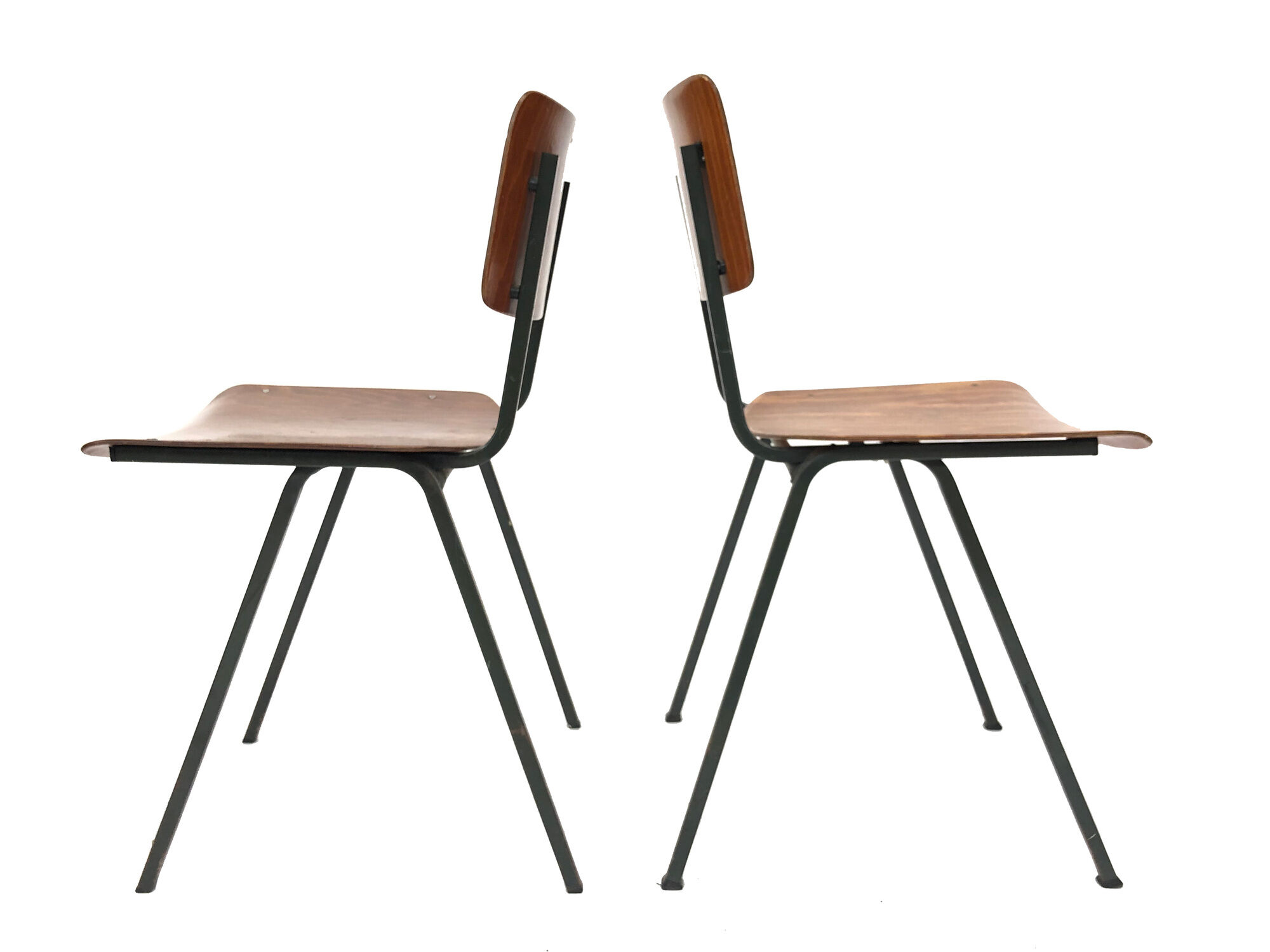 Marko Holland vintage school chairs lot of 2,1970 Netherlands