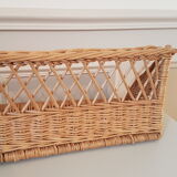 Rattan shelf