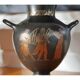 Italian artisanal reproduction Etruscan bucchero vase