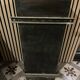 Old industrial metal cabinet – vintage workshop furniture