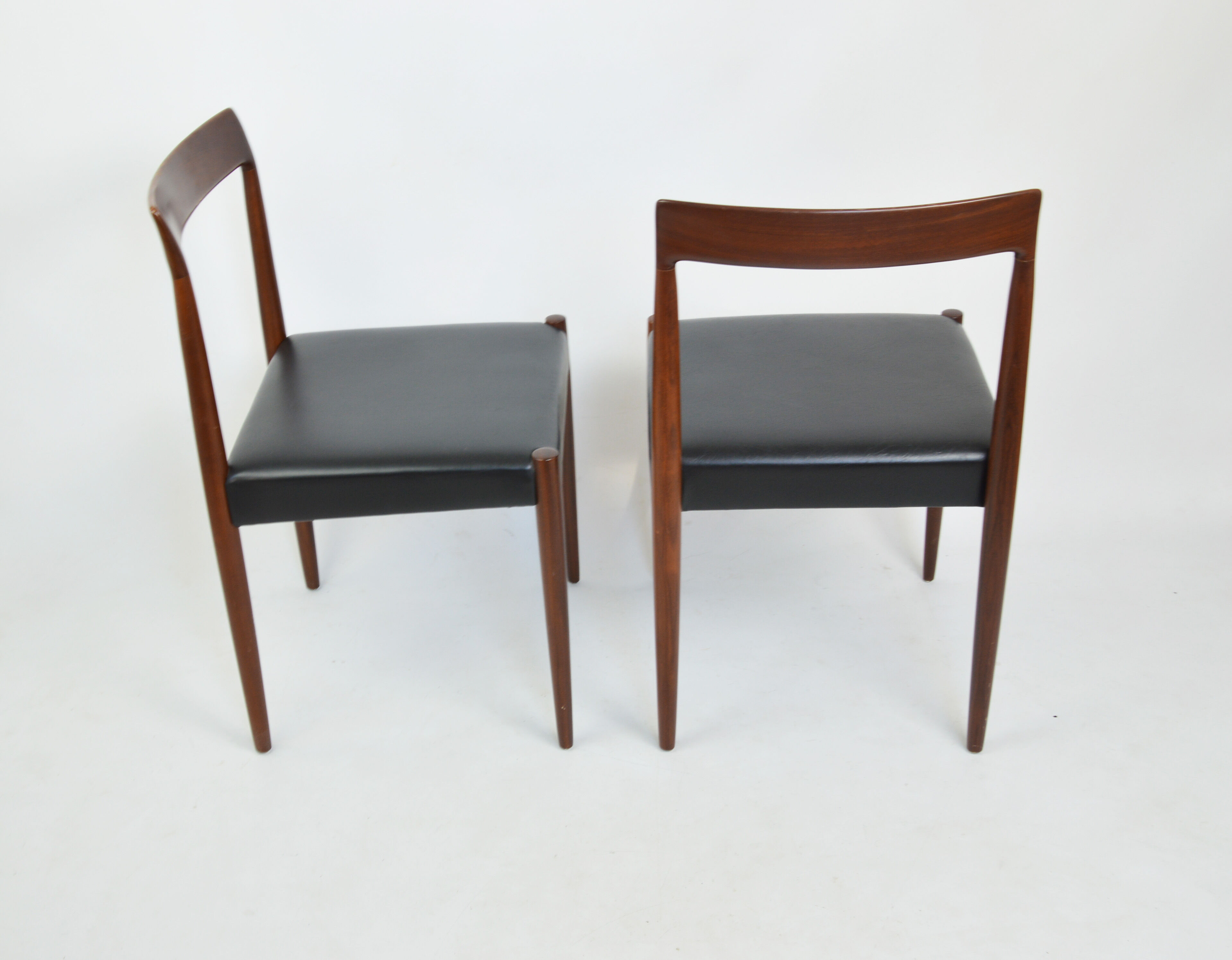 A pair of chairs by L & H. Lubke, Germany, 1960s