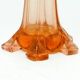 Art Nouveau vase, pressed rosé glass, Sweden, 1930s
