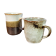 Duo enamelled ceramic mugs