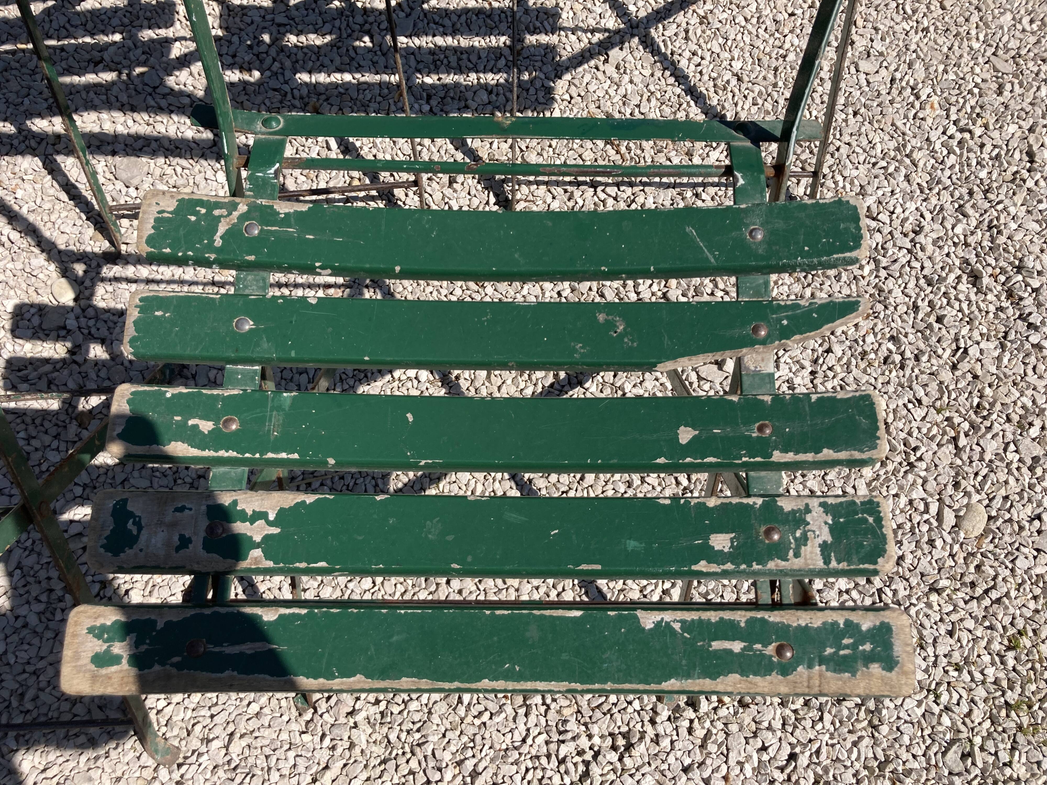 6 folding garden chairs