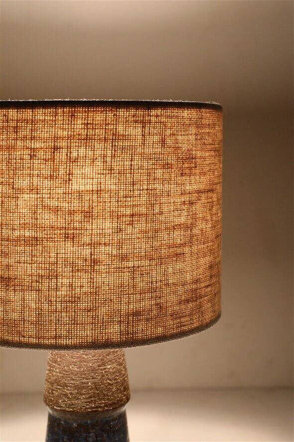Mid-century Michael Andersen studio ceramic table lamp / handmade / Danish modern design / 1960s
