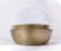 Space Age White Opaline Murano Glass and Brass Table Lamp, Italy
