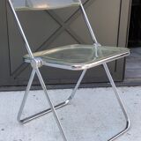 Pair of folding chairs giancario Piretti for Castelli