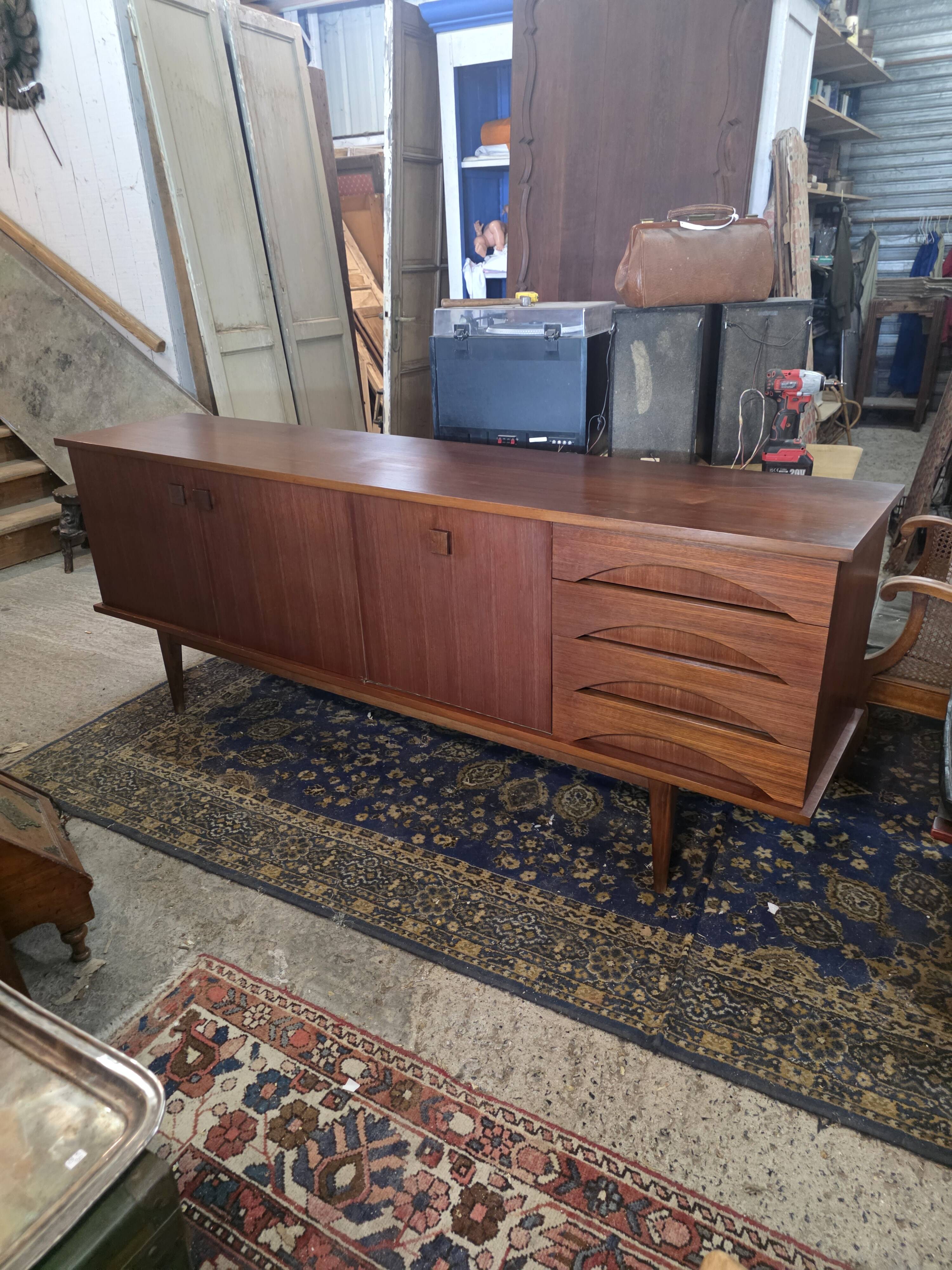 Scandinavian teak sideboard from the 1960s.