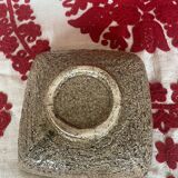 Glazed enamelled stone dish