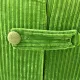 Modular green velvet corner sofa, 1970s