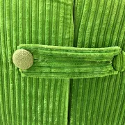 Modular green velvet corner sofa, 1970s