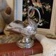 Antique silver-plated sugar bowl