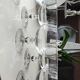 Lot de 5 coupes à glace à fruits en cristal finement taillé de 2 motifs épis de blé dépolis