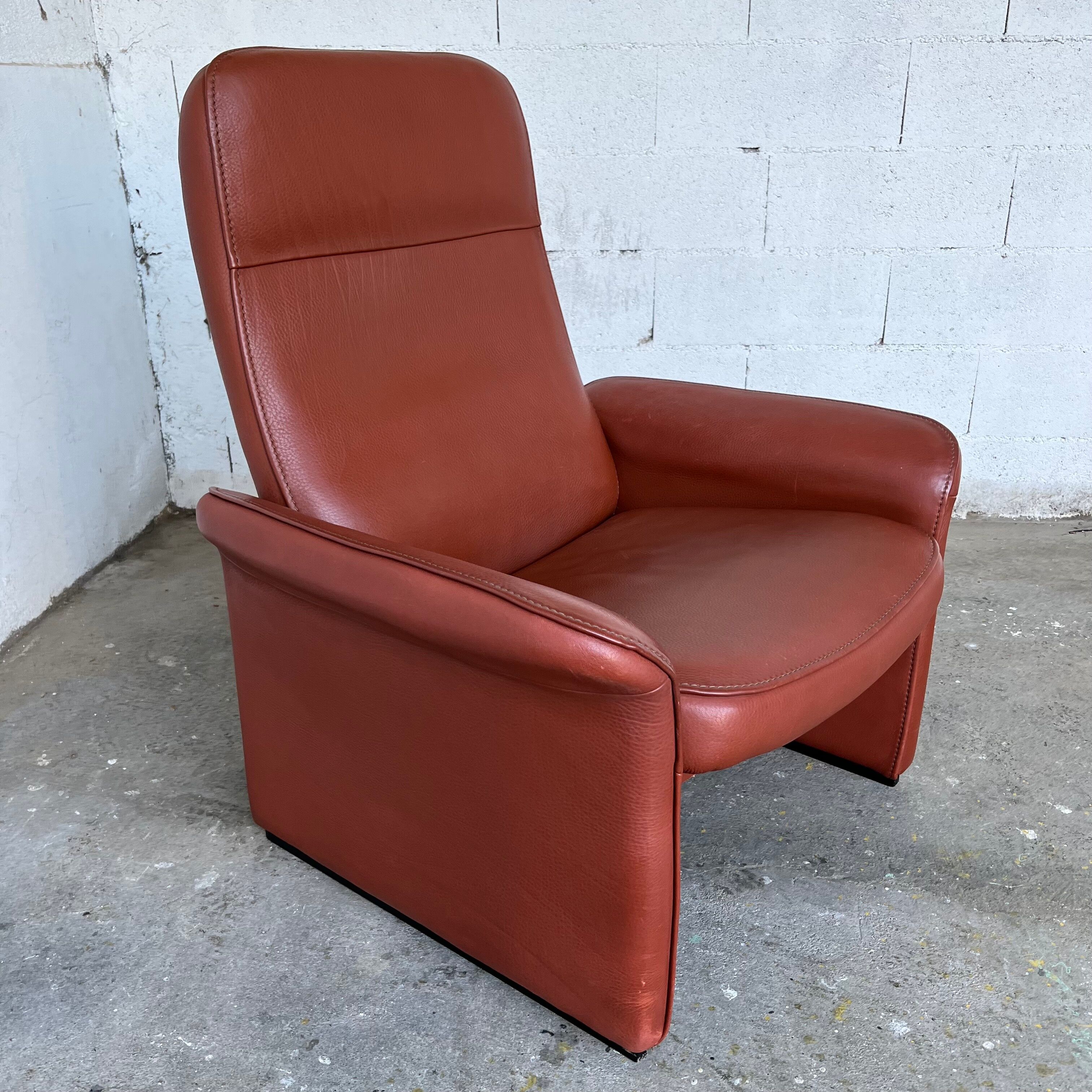Fauteuil De Sede, DS 50, cuir cognac