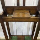 Porte-manteau et porte-parapluie anglais en chêne début XXème