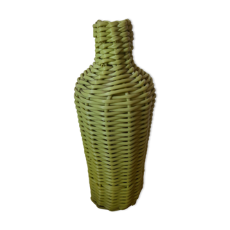 Vintage scoubidou bottle vase