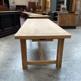 Large oak farm table