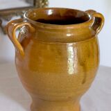 Glazed terracotta grease pot / jar