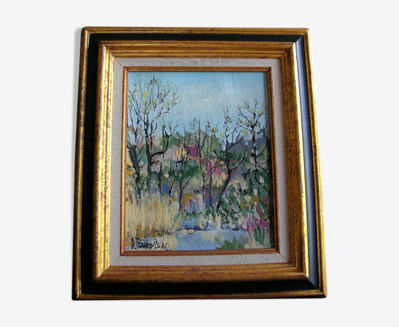Printemps sur la campagne by denise traves-poulain (1926-)