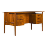 Danish Teak Boomerang Desk by Imha Mobelfabrik, 1970s