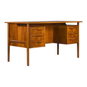Danish Teak Boomerang Desk by Imha Mobelfabrik, 1970s