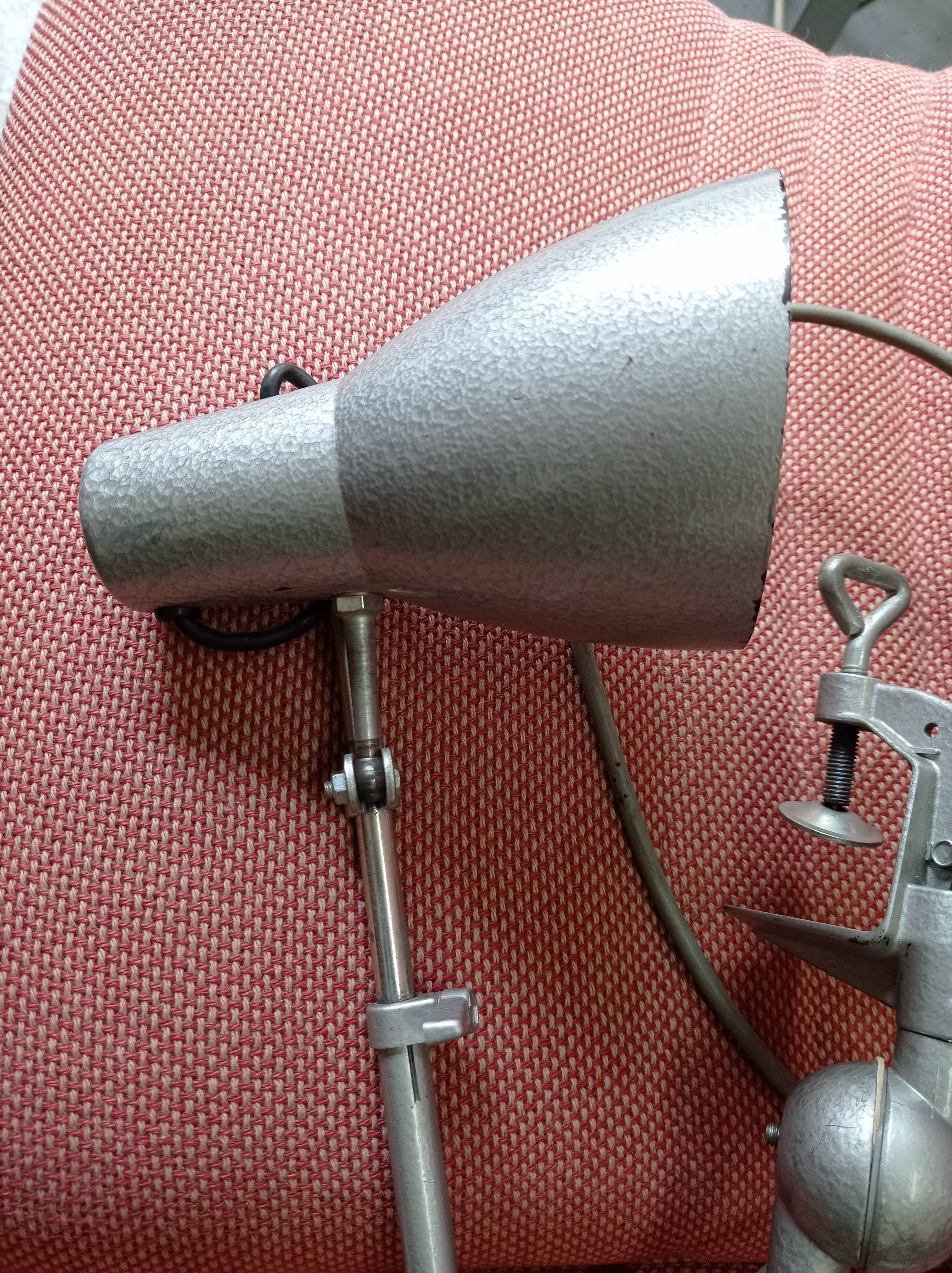 Grey Lumina workshop lamp