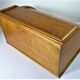Wooden curtain desk binder