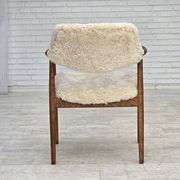 1960s, Danish design by Erik Kirkegaard, model 43, genuine sheepskin.