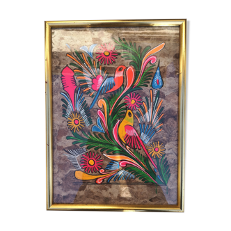 Vintage Mexican painting