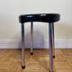 Tabouret en bakélite noir, années 50-60