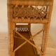 Antique rattan shelf