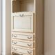 Classic style secretary in beige and wood