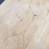 Raw wood coffee table